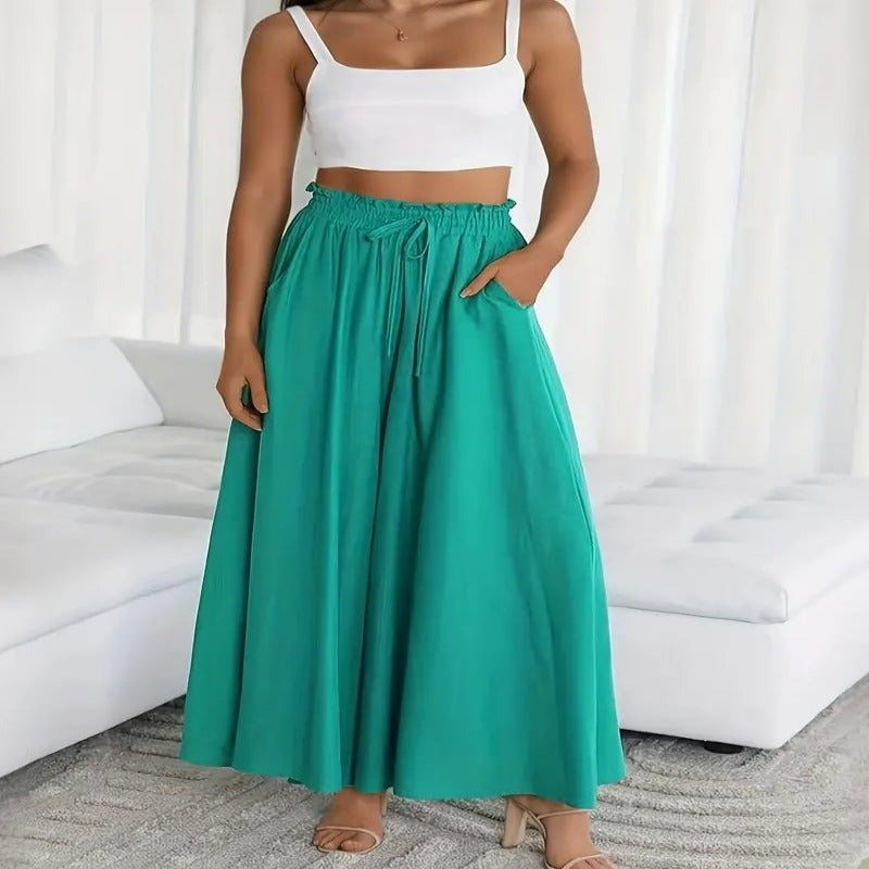 AS | Elegantní dámské kalhoty se širokými nohavicemi