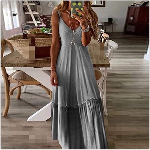 AS | Elegantní ležérní dlouhé letní šaty