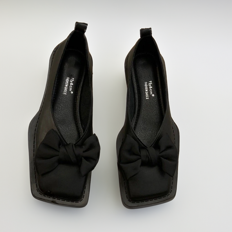 AS | Square Toe Shallow Mouth Slip-on dámské mokasíny