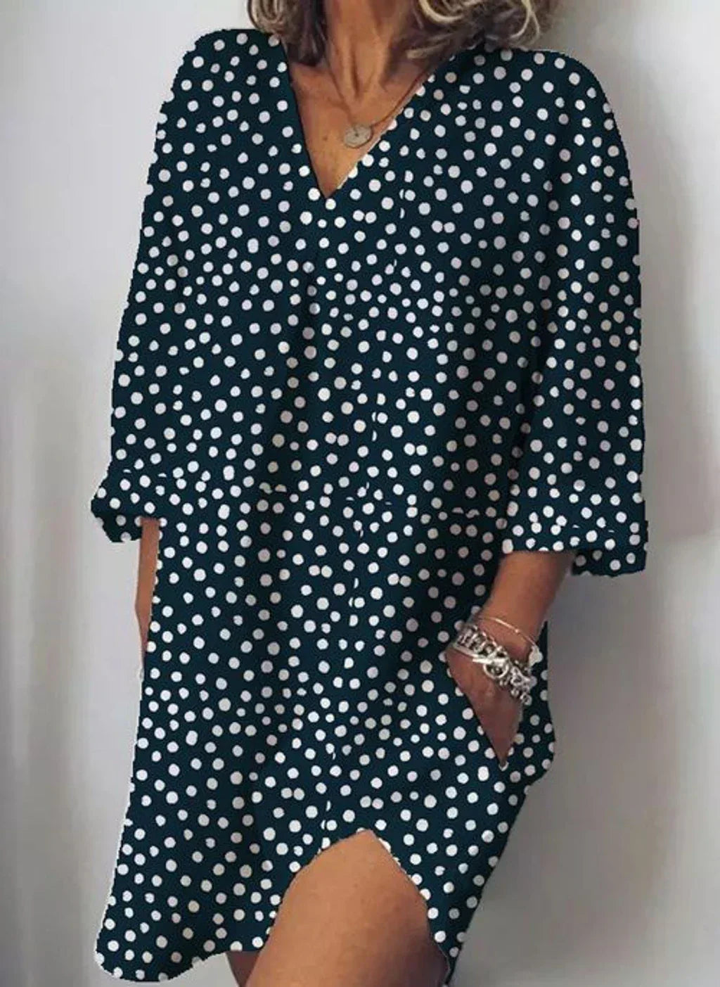 AS | Pohodlné a volné tunikové šaty s květinovým vzorem