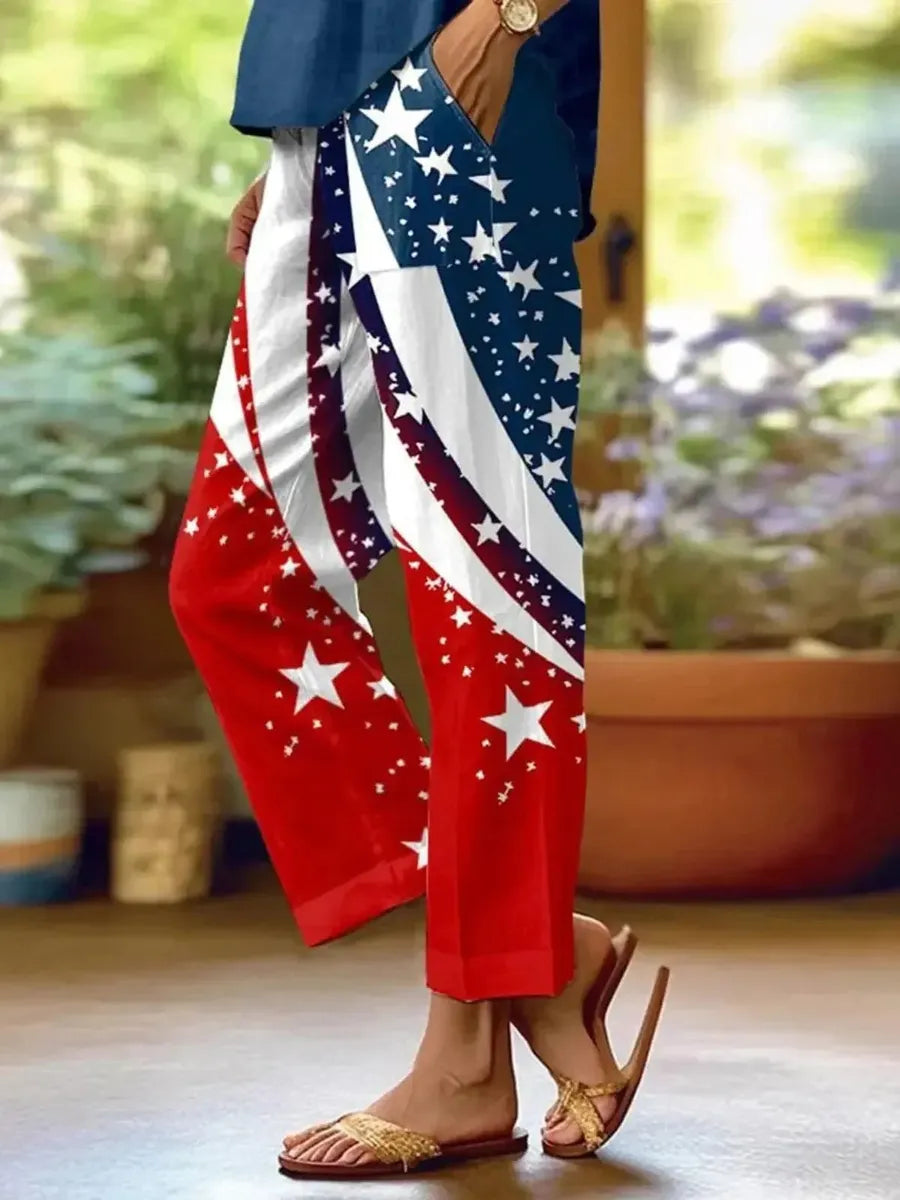 AS | Trendy modré kalhoty s bočními kapsami