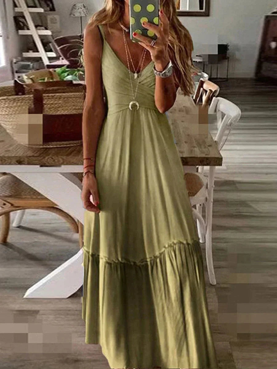 AS | Elegantní ležérní dlouhé letní šaty