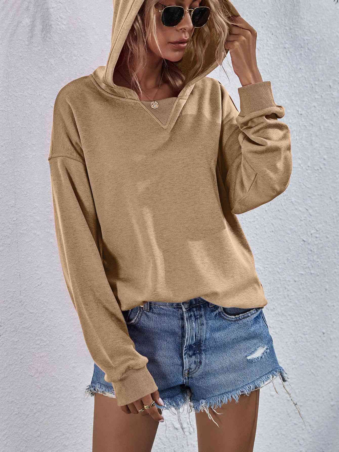 AS | Elegantní a uvolněná zimní mikina s kapucí