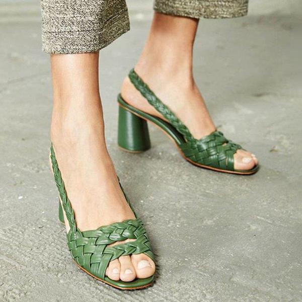 AS | Elegantní vysoké podpatky Vintage sandály
