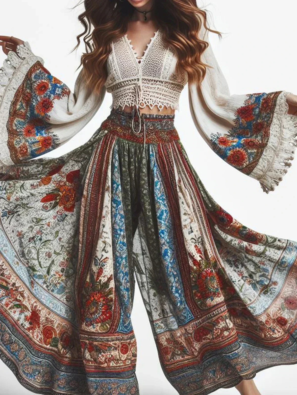 AS | Elegantní dámské boho kalhoty