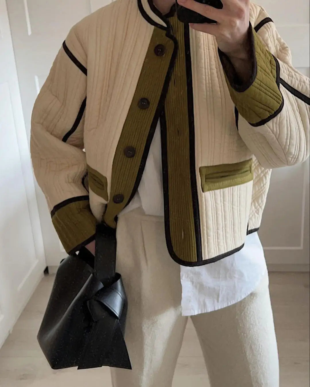 AS | Elegantní sako v elegantním patchworkovém stylu