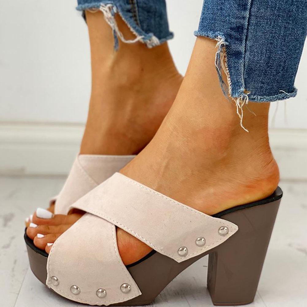 AS | sandály s blokovým podpatkem Peep Toe