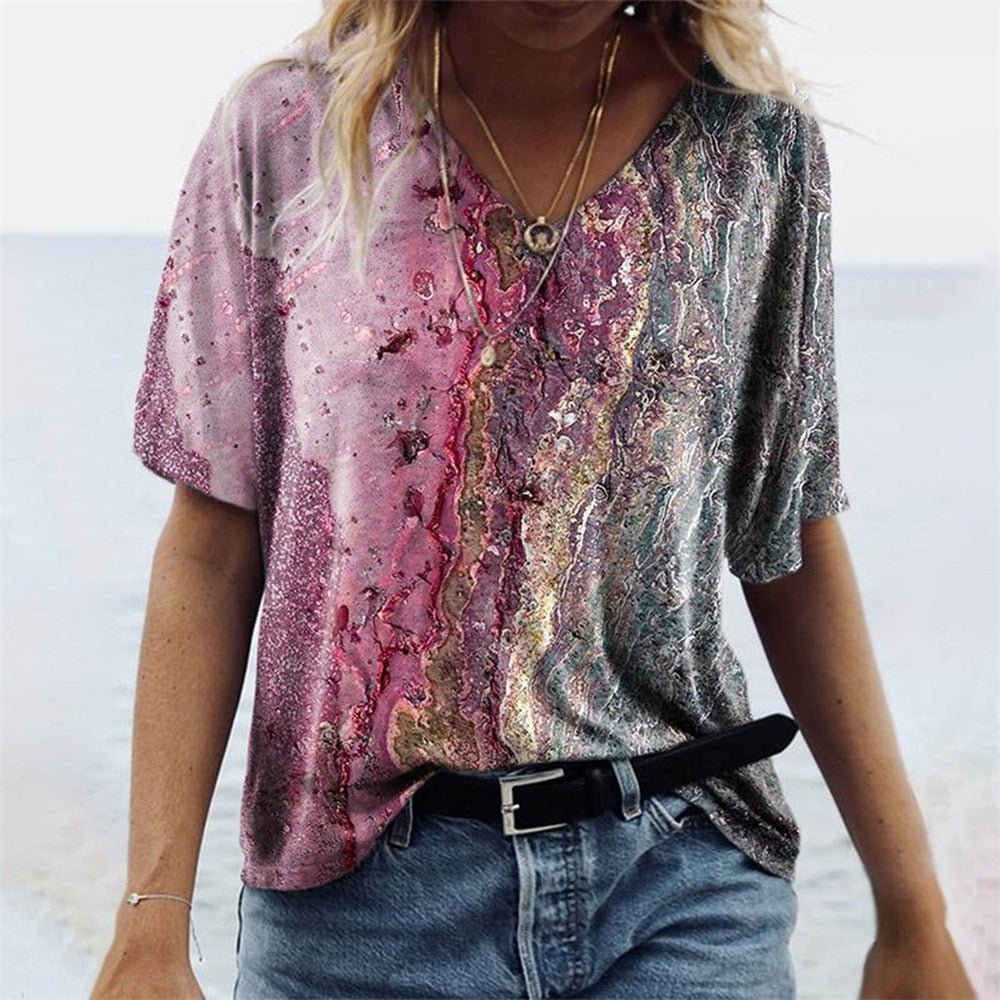 AS | Letní tričko v boho stylu