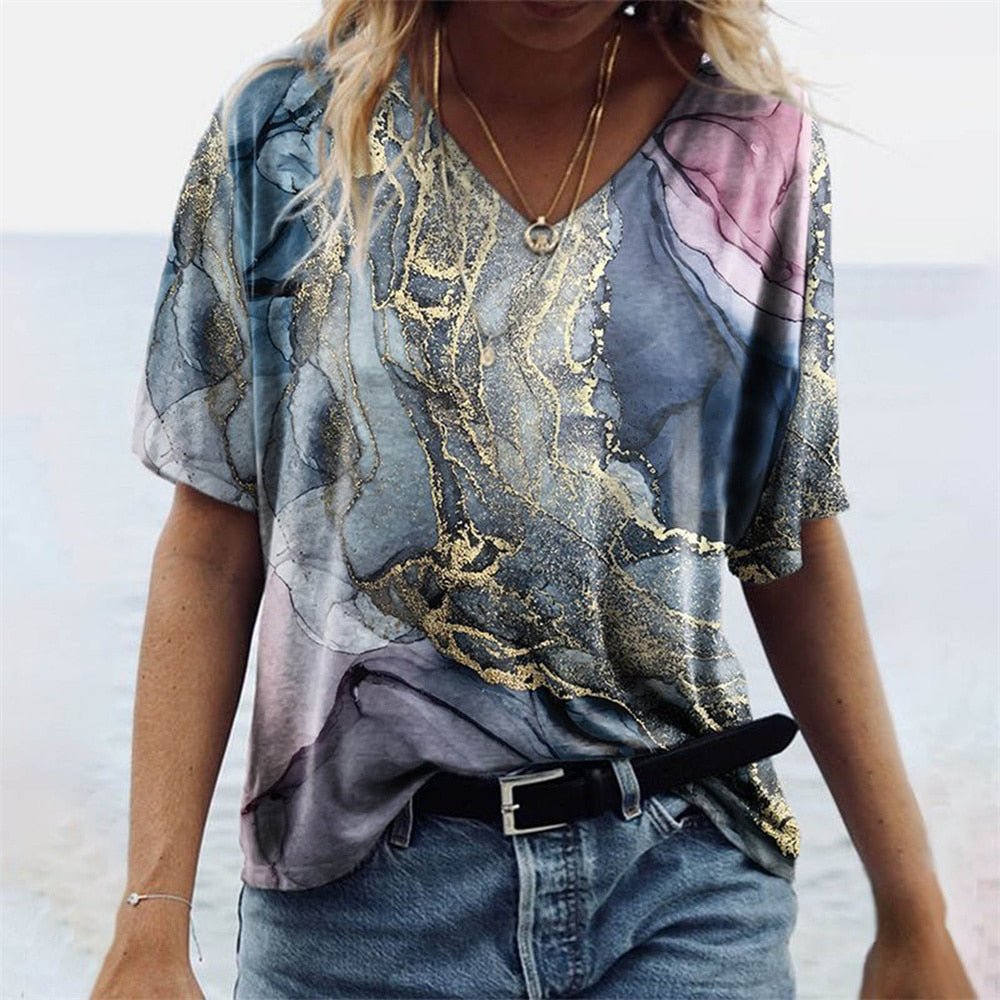 AS | Letní tričko v boho stylu