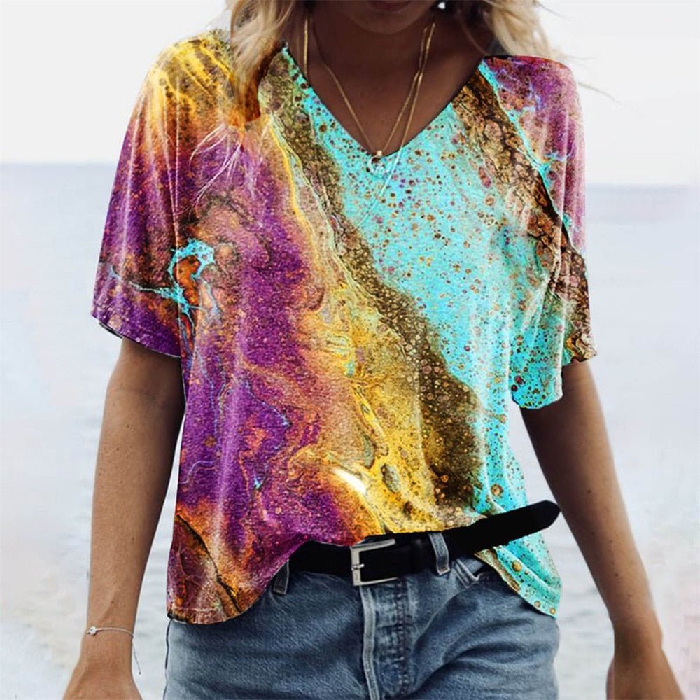 AS | Letní tričko v boho stylu