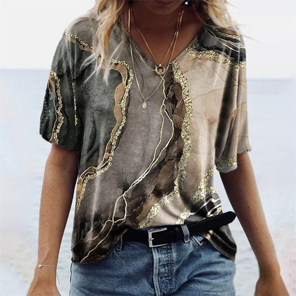 AS | Letní tričko v boho stylu