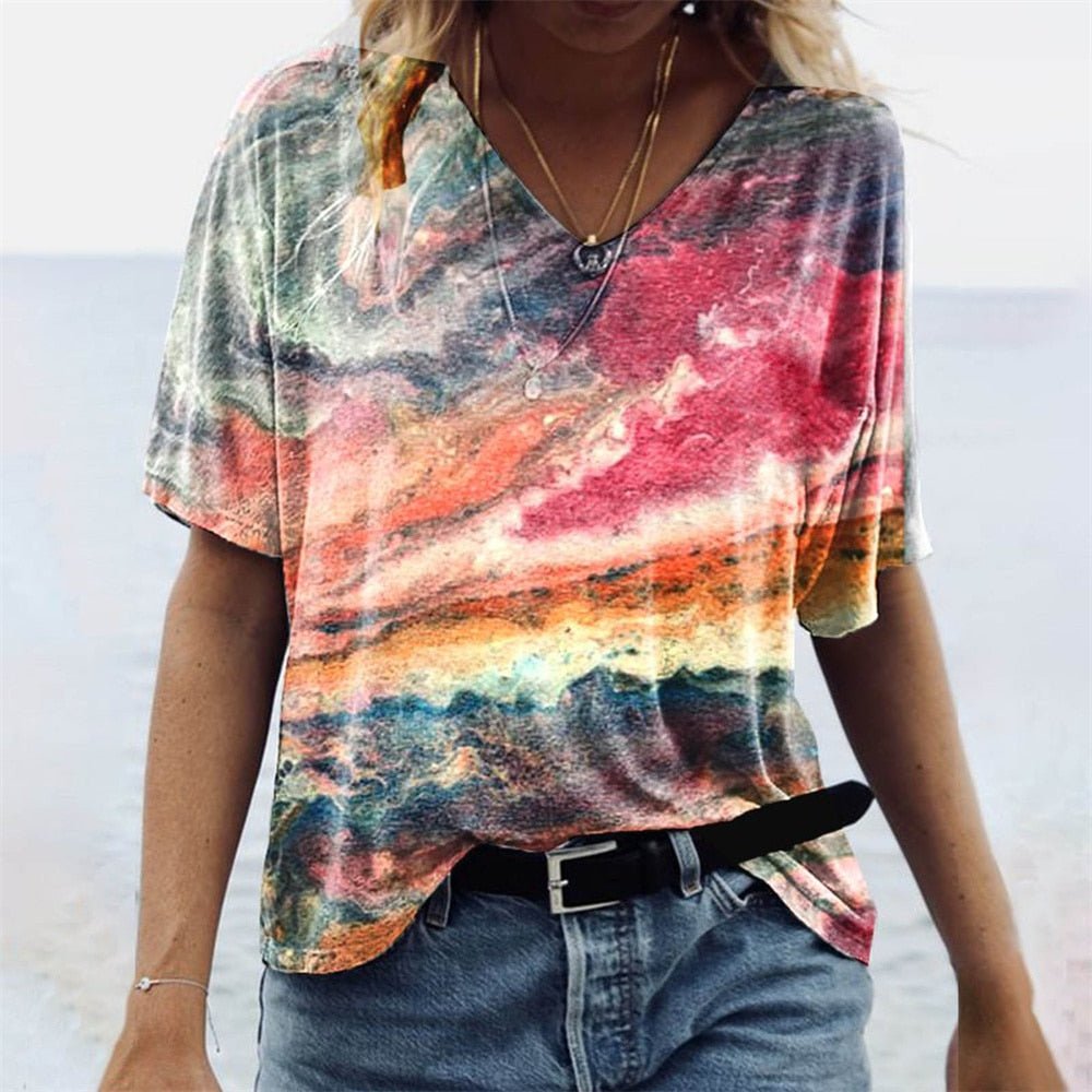 AS | Letní tričko v boho stylu