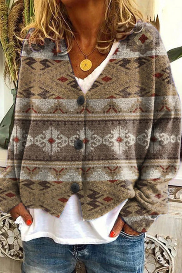 AS | Vintage boho svetr