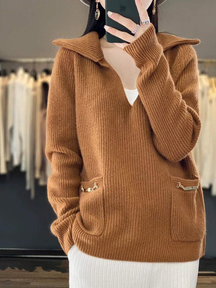 AS | Uvolněný a stylový zimní svetr