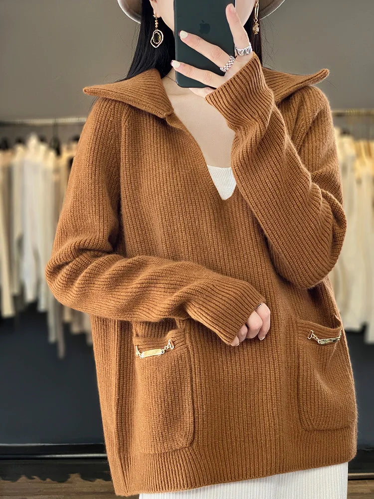 AS | Uvolněný a stylový zimní svetr