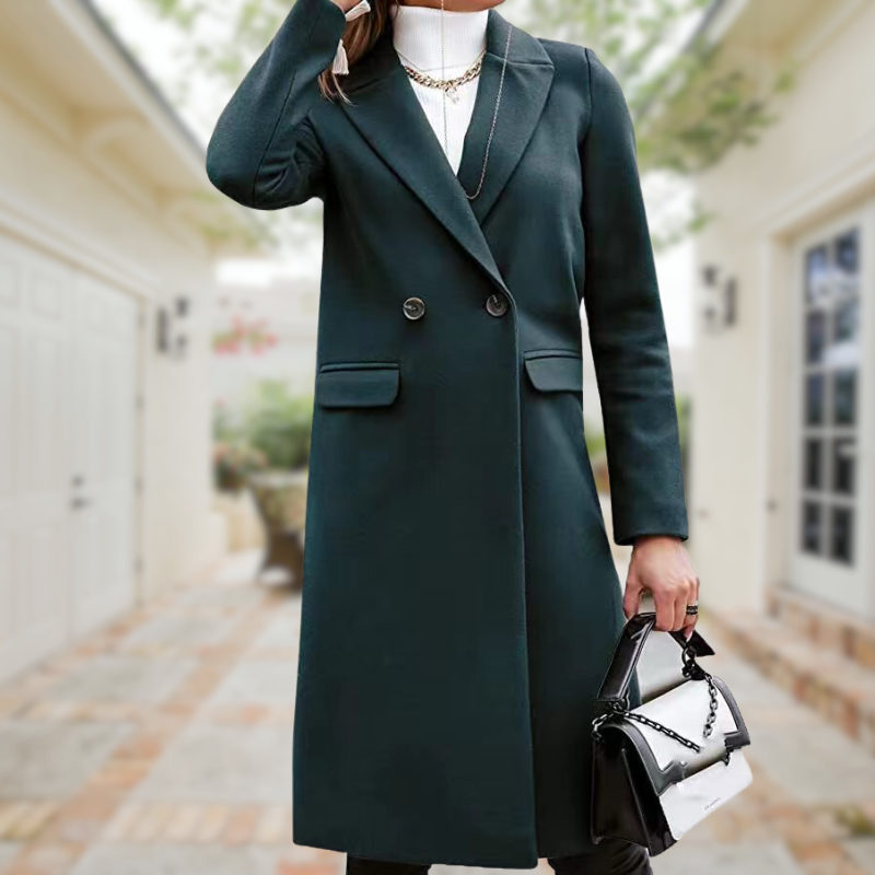 AS | Elegantní a stylový dlouhý kabát