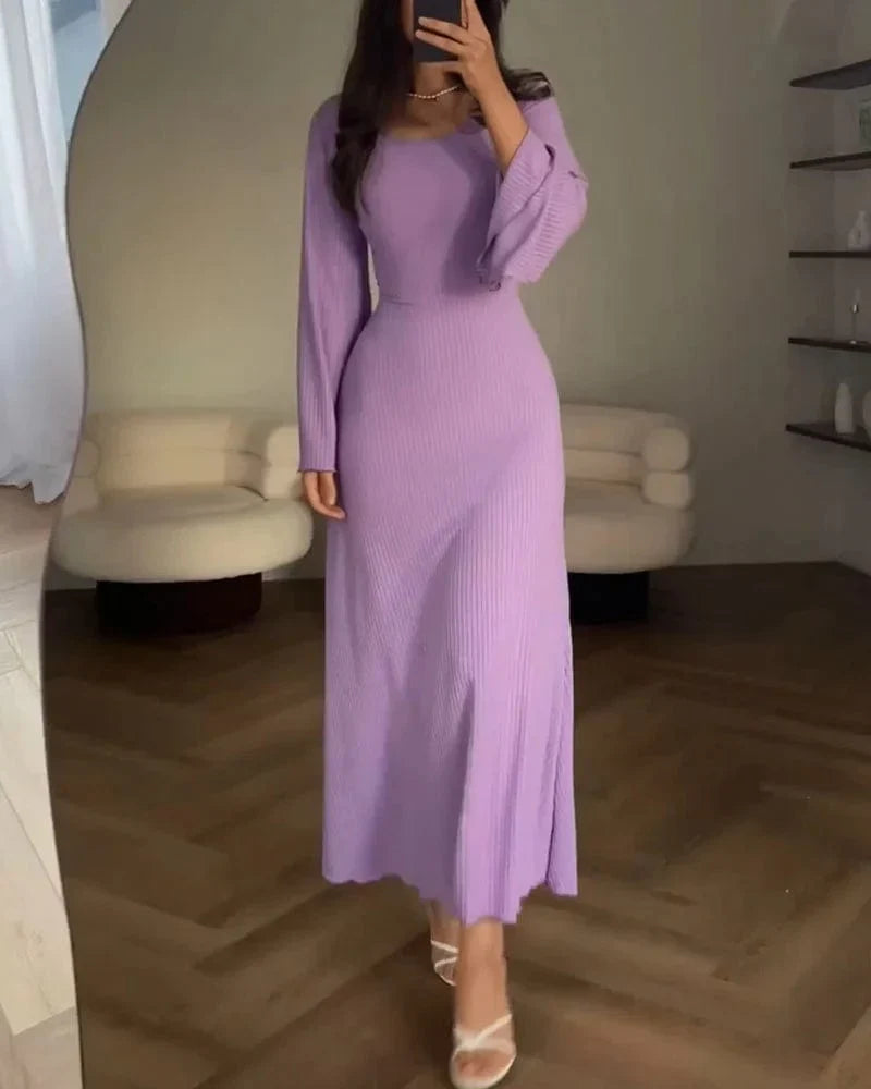 AS | Elegantní šaty s dlouhými rukávy
