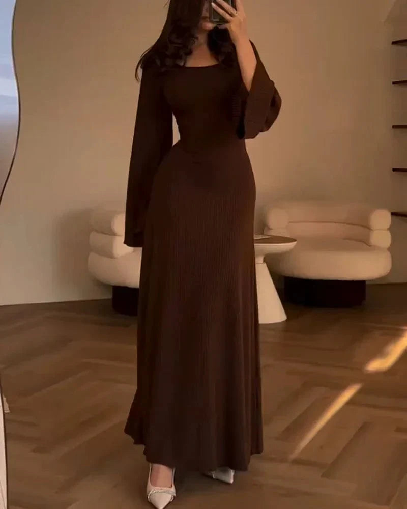 AS | Elegantní šaty s dlouhými rukávy