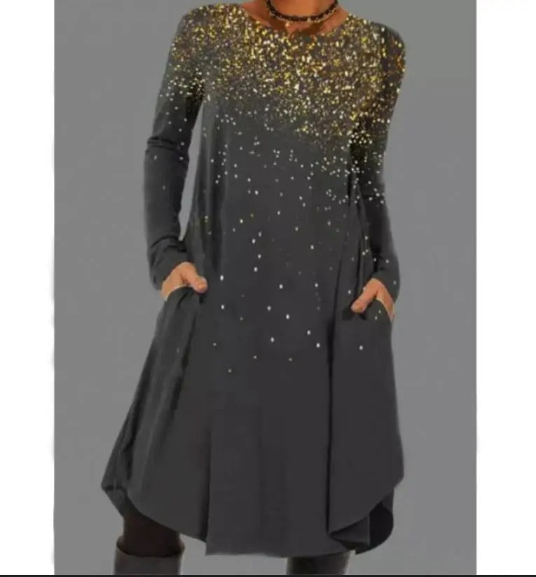 AS | Midi šaty s dlouhými rukávy