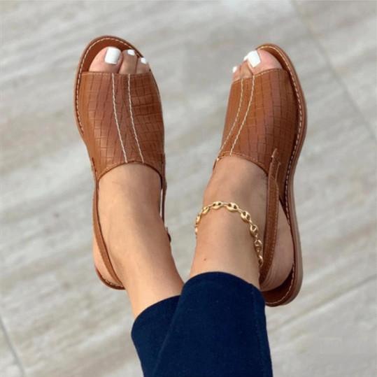 AS | Dámské ploché sandály Peep Toe