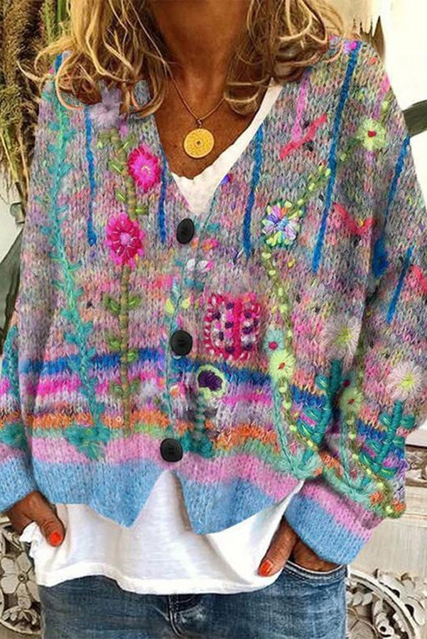 AS | Vintage boho svetr