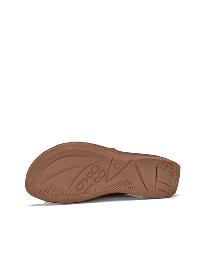 AS | Pravé kožené pantofle s otevřenou špičkou