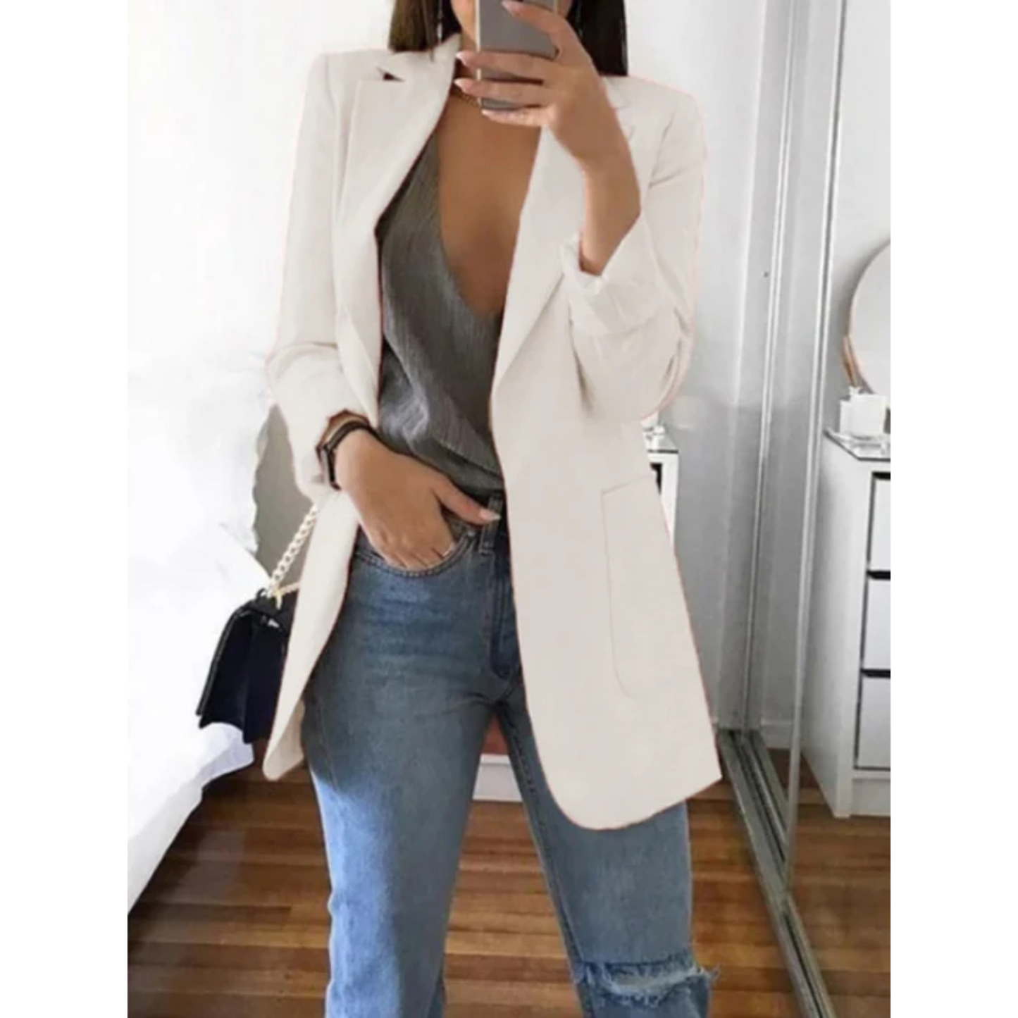 AS | Stylové sako úzkého střihu