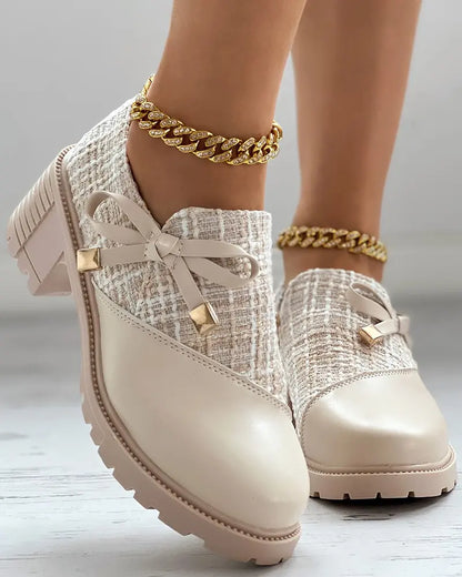 AS | Tweed Blokové podpatky