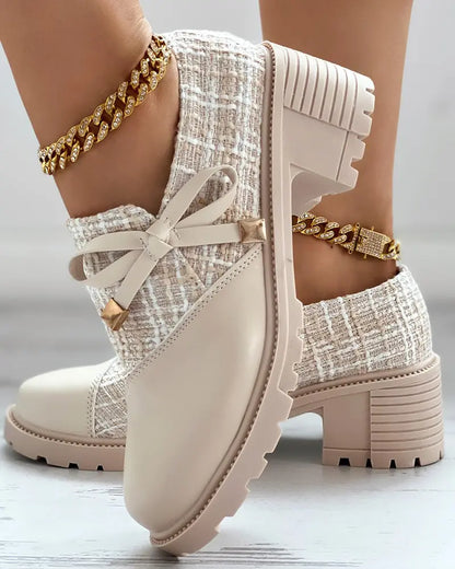 AS | Tweed Blokové podpatky