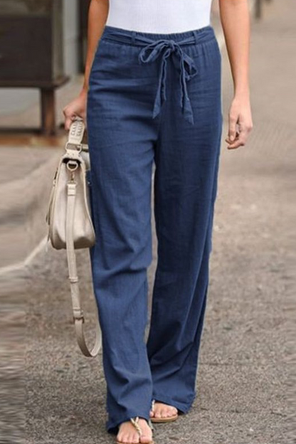 AS | Ležérní rovné kalhoty se širokým pasem(6 barev)