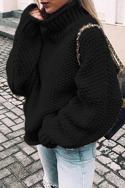 AS | Cosy oversized svetr s želvím výstřihem