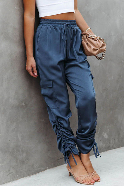 AS | Ležérní jednobarevné volné kalhoty Harlan (3 barvy)