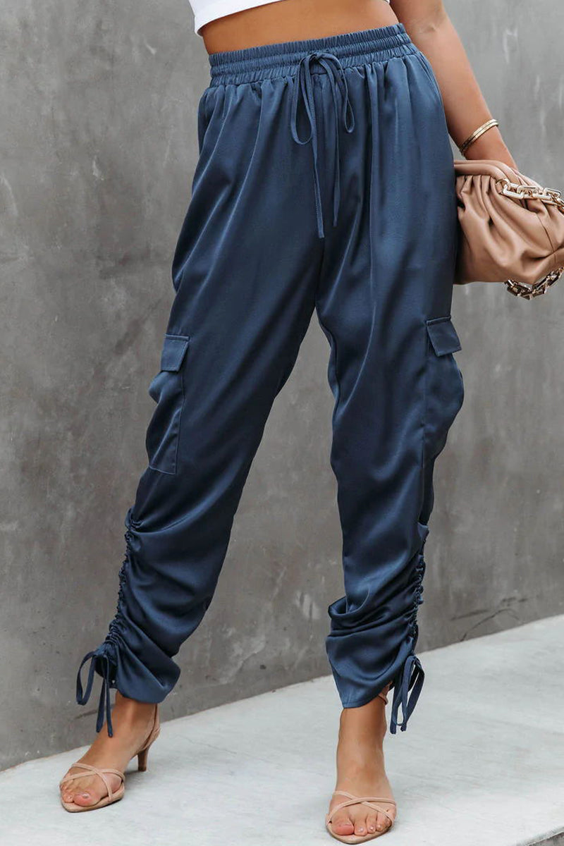 AS | Ležérní jednobarevné volné kalhoty Harlan (3 barvy)