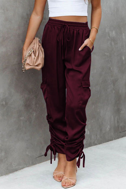 AS | Ležérní jednobarevné volné kalhoty Harlan (3 barvy)