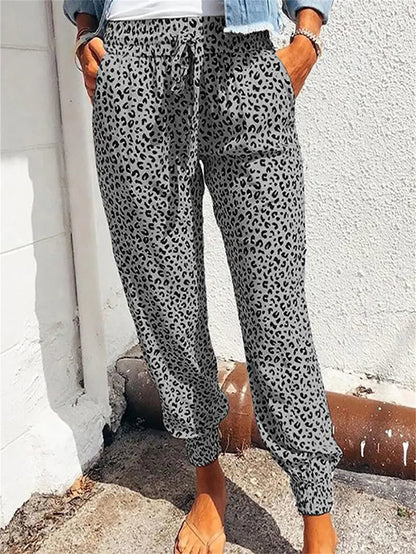 AS | Dámské kalhoty s leopardím vzorem
