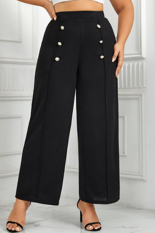 AS | Ležérní pevné patchwork Plus velikost kalhoty