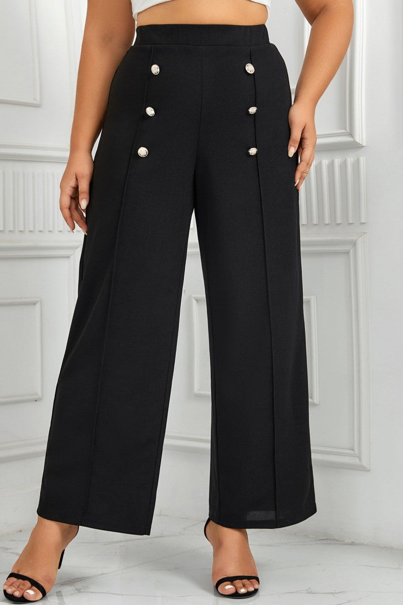 AS | Ležérní pevné patchwork Plus velikost kalhoty