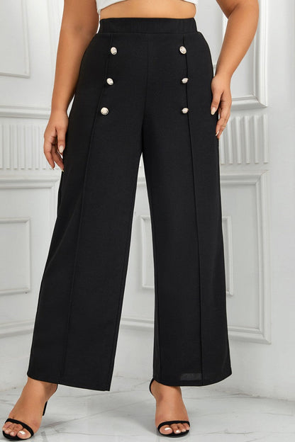 AS | Ležérní pevné patchwork Plus velikost kalhoty