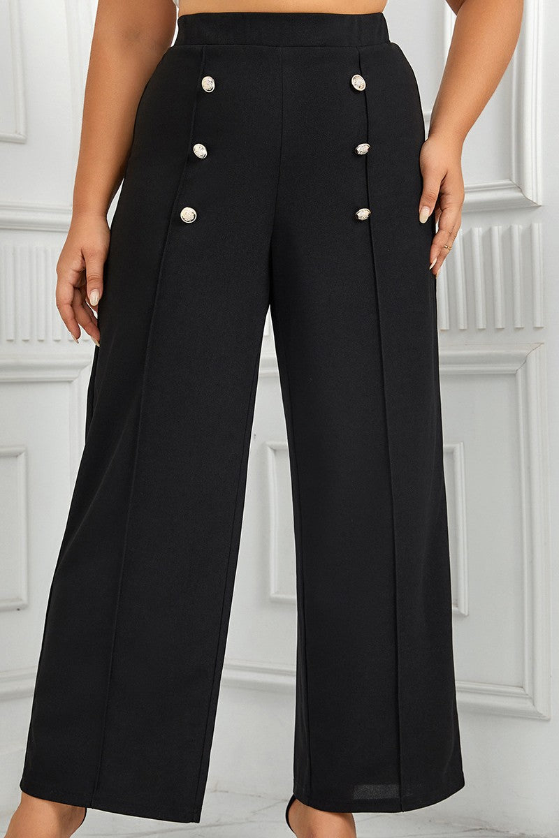 AS | Ležérní pevné patchwork Plus velikost kalhoty