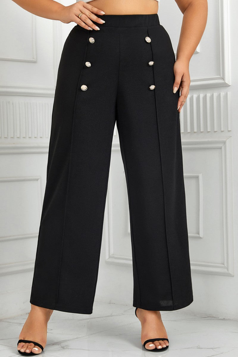 AS | Ležérní pevné patchwork Plus velikost kalhoty