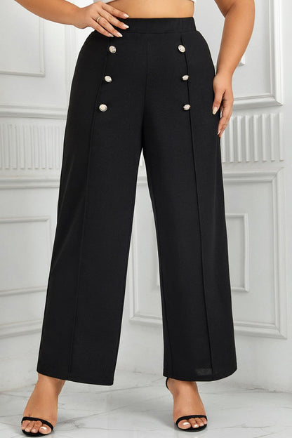 AS | Ležérní pevné patchwork Plus velikost kalhoty