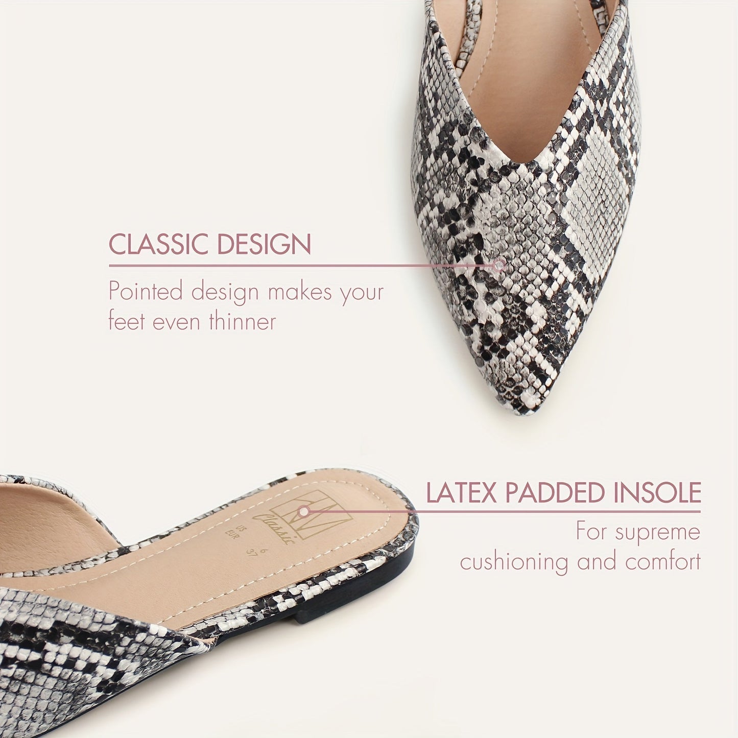 AS | Stylové a pohodlné dámské mokasíny bez opěradla