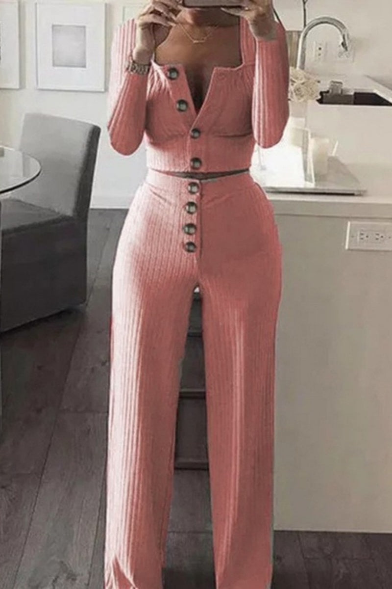 AS | Ležérní pevné knoflíky vesta kalhoty U krku bez rukávů dva kusy