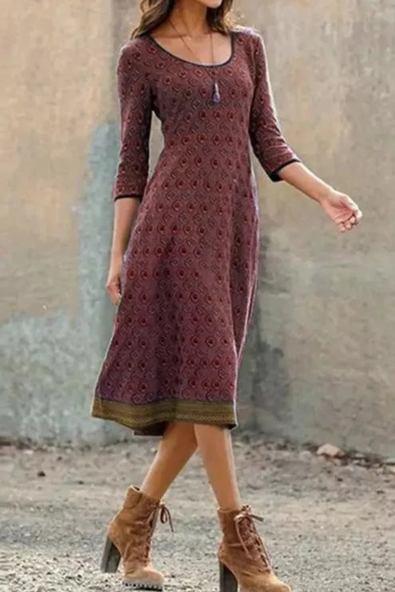 AS | Boho Chic Midi šaty