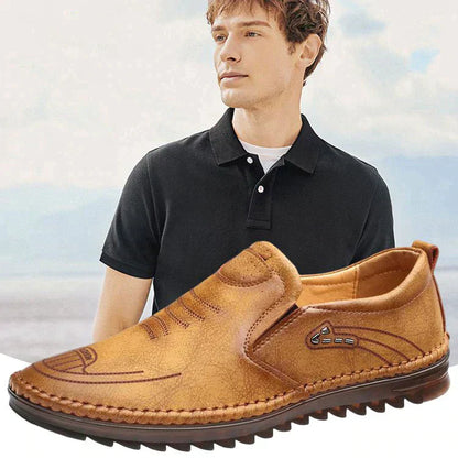 AS | Pánské ležérní kožené mokasíny Slip-On