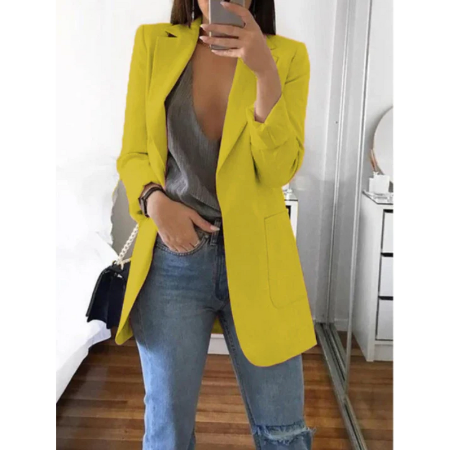 AS | Stylové sako úzkého střihu