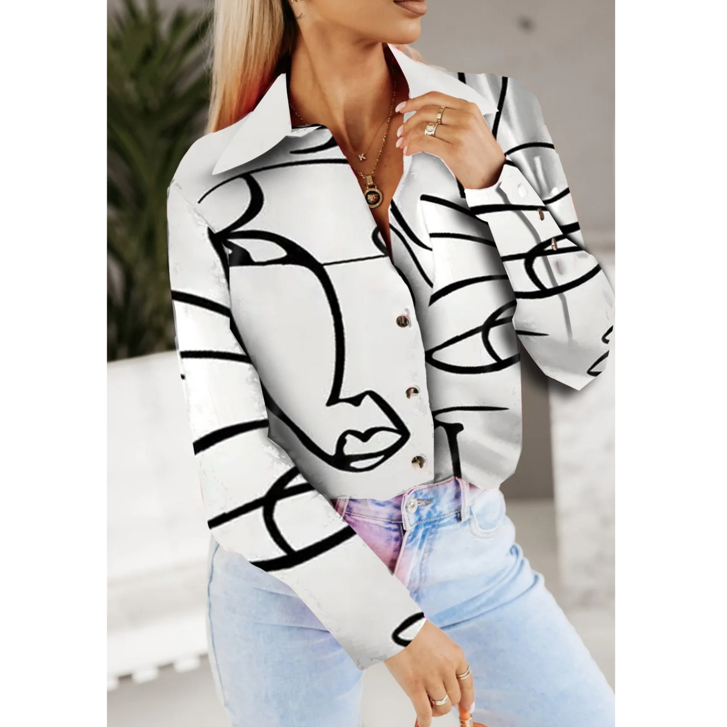 AS | Jednoduchá a stylová zimní halenka