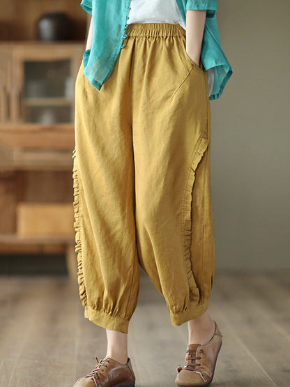 AS | Krátké harémové kalhoty s volánky