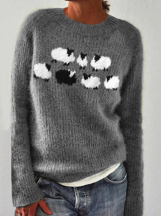 AS | Pletený svetr Fuzzy Sheep