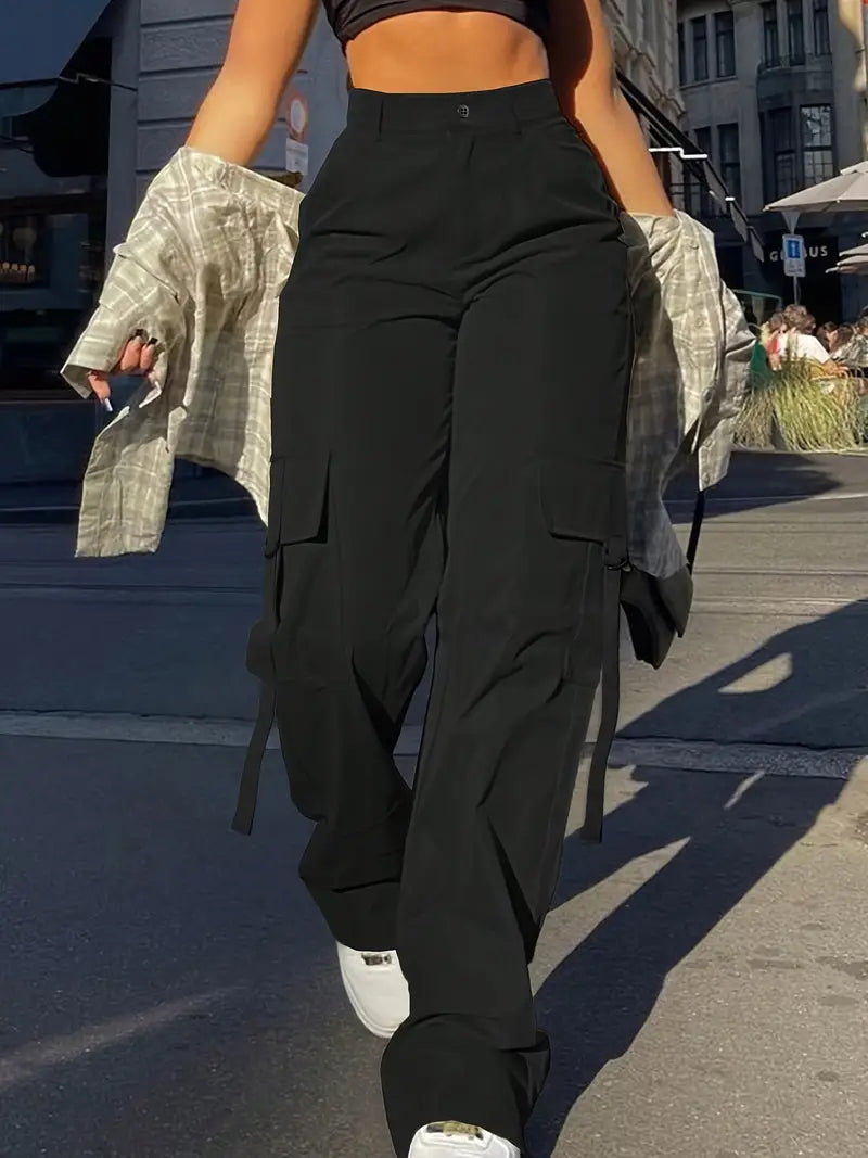 AS | Jednobarevné dámské kalhoty cargo